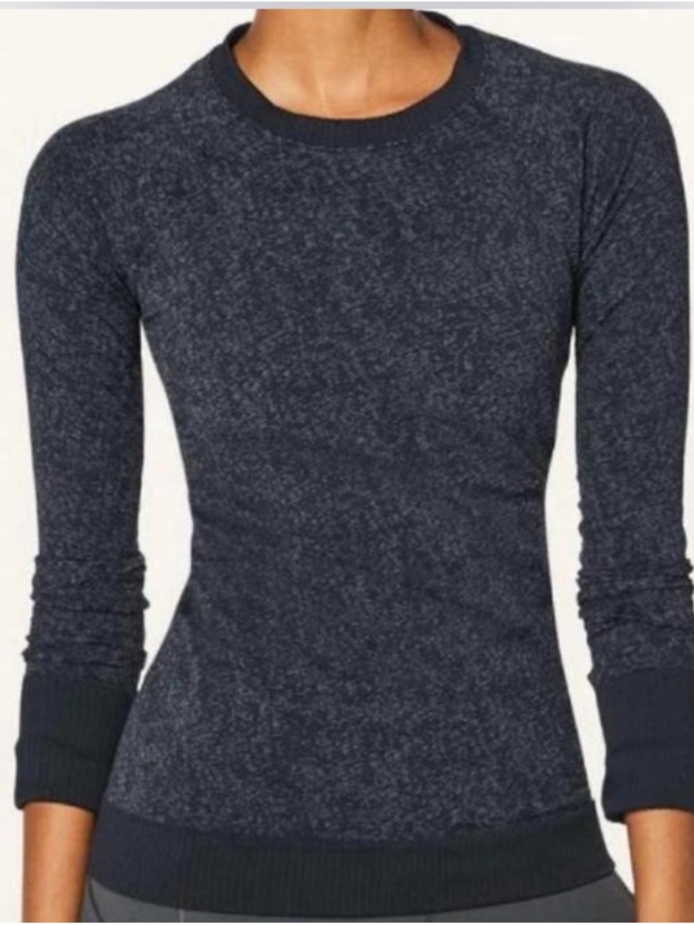 Lululemon Women Rest Less Pullover Lightweight Sweater Gray